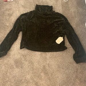 Altar’d state forest green mock neck sweater